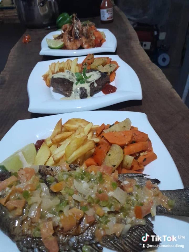 Auberge Cafétéria Restaurant Cœur Océan Joal-Fadiout Esterno foto